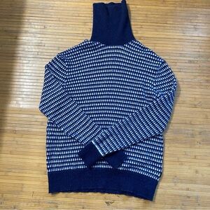 Ted BakerNavy Blue Patterned Sweater